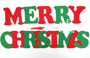 46PCS Merry Christmas Banner Decorations Bunting Sign – view 13