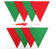 46PCS Merry Christmas Banner Decorations Bunting Sign – view 12