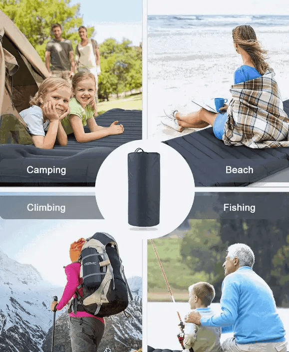 salelink.co.nz Unbranded Self-Inflating Sleeping Pad Camping Mat Self-Inflating Sleeping Pad Camping Mat | Action Outdoors NZ
