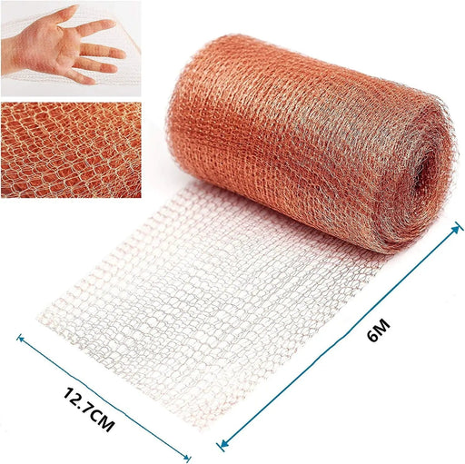 6m Fine Wire Mesh Roll Pure Copper Mesh Rodent Pest Control – view 2