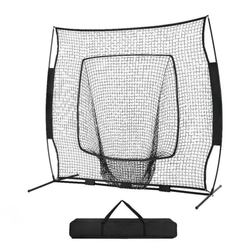 213x213cm Baseball Backstop Softball Practice Net with Carry Bag – view 1