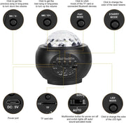 salelink.co.nz Unbranded Galaxy Starry Projector Light Galaxy Starry Night Projector With Ocean Wave LEDs