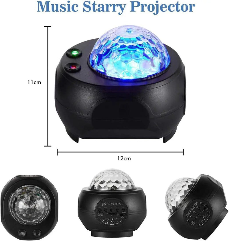 salelink.co.nz Unbranded Galaxy Starry Projector Light Galaxy Starry Night Projector With Ocean Wave LEDs