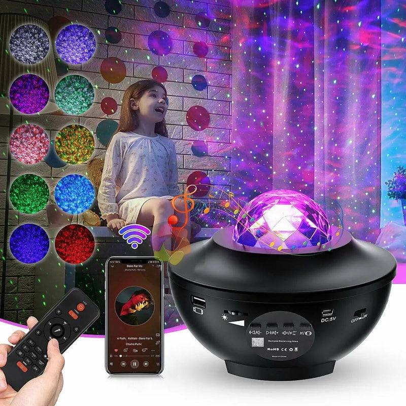 LED Galaxy Starry Night Light Galaxy Projector Light – view 1