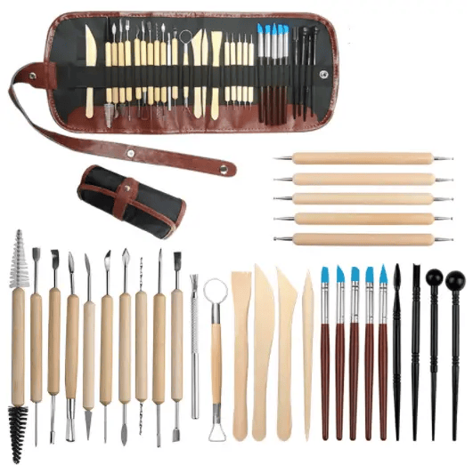 30Pcs Clay Sculpting Carving Pottery Tool Set – view 1