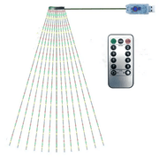 salelink.co.nz Unbranded 2M Christmas Tree Light Colorful 2M Color Changing Christmas Tree Lights With Remote