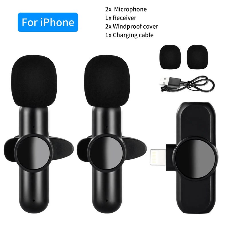 salelink.co.nz Unbranded Wireless Microphone for iPhone Wireless Microphone for iPhone | Action Outdoors NZ