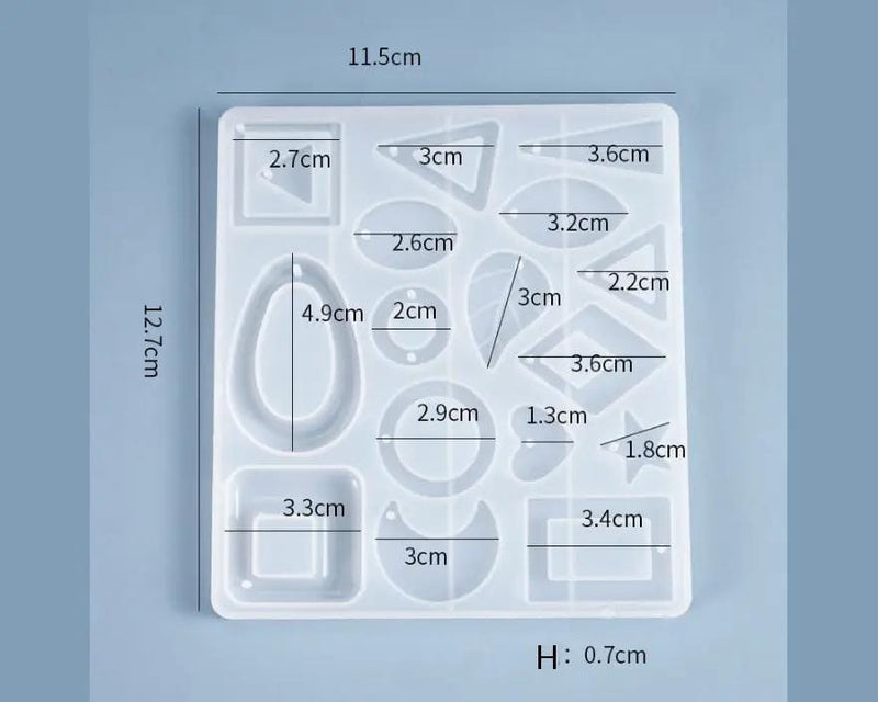 Resin Art NZ Moulds Pendant Silicone Moulds - 1 Pendant Silicone Moulds - 1 | NZ