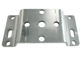 U Bolt Swivel Plate 6mm Thick 100mm Trojan Jockey Wheel Spare