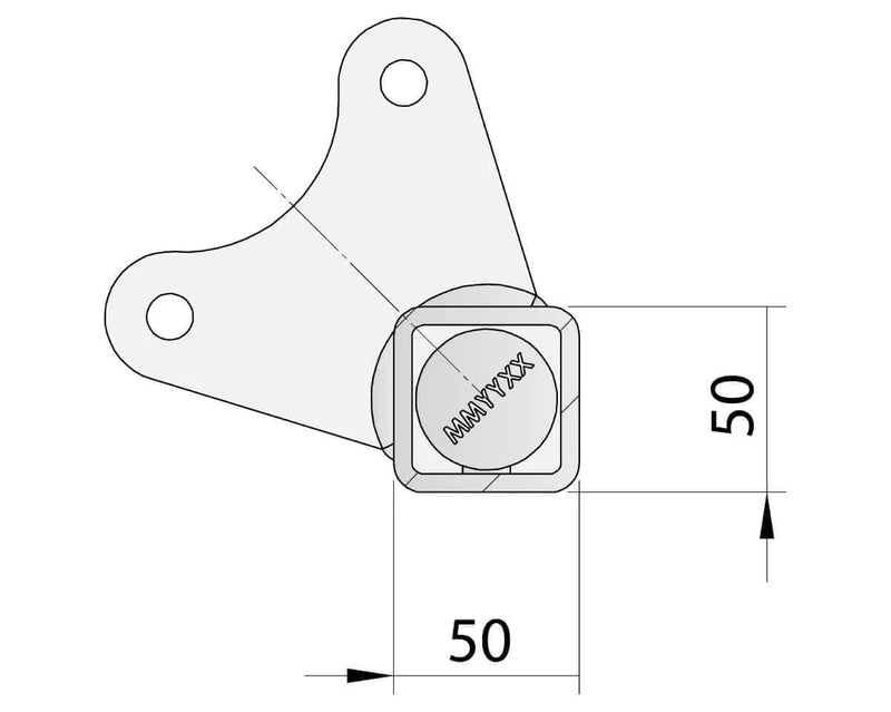 Trojan Gull Wing Axle Disc Braked 2000kg Bare Metal Trailer – view 4