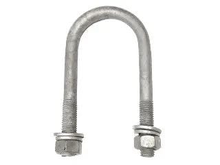 Trojan Round U Bolt M12 X 51 X 120mm With Nuts Jockey Wheel Parts