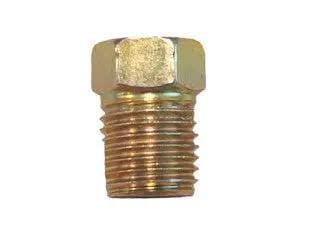 Brass Tube Nut - Short - 3/8" x 24mm UNF (3/16" Pipe)