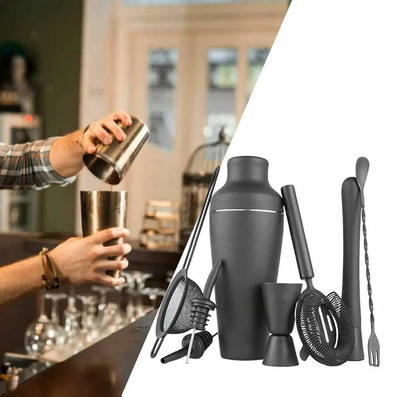 8 Piece Stainless Steel Cocktail Shaker Set With Bar Tools – view 3