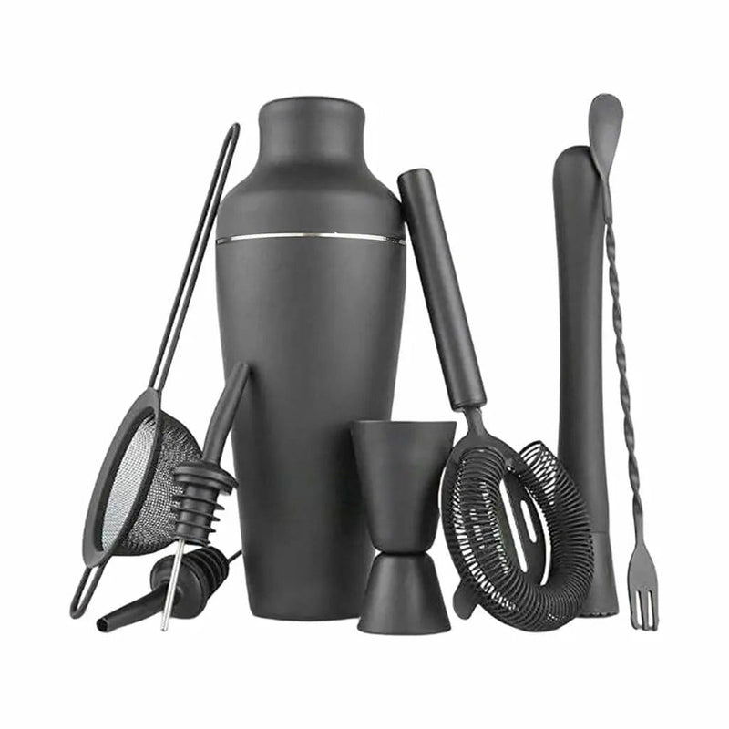 8 Piece Stainless Steel Cocktail Shaker Set With Bar Tools – view 1