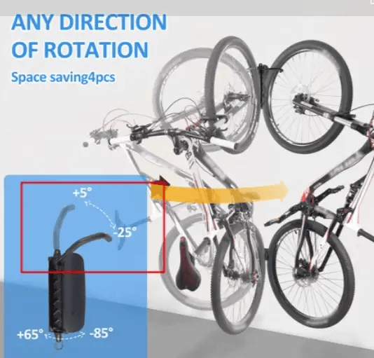 salelink.co.nz Unbranded Wall Mount Bike Rack Wall Mount Bike Rack | Action Outdoors NZ