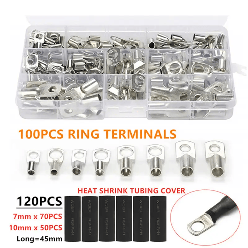 Battery Copper Crimp Terminals Cable Lug – view 2