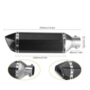 salelink.co.nz Unbranded Motorcycle Exhaust Pipe Muffler Motorcycle Exhaust Pipe Muffler | Action Outdoors NZ