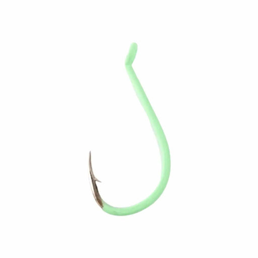 WISE ANGLER Fish hook Beak Hook - Extra Long Point / Luminous Green Wise Angler Beak Hook Extra Long Point Luminous Green