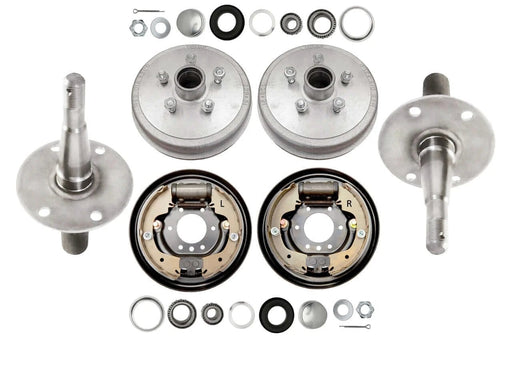 Trojan 9 Inch Hydraulic Drum Braked Hub Kit For 1500kg Trailer Axles Heavy Duty Ready To Install – view 2