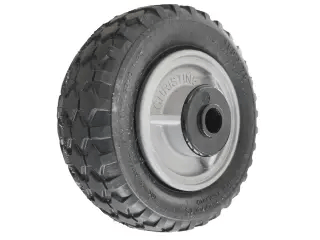 Trojan 190x75mm Solid Tyre Wheel With Alloy Hub Jockey Wheel