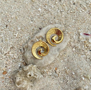 Tahana Jewellery Earrings Matau Kōura Gold Earrings Matau Kōura Gold Earrings