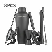 8 Piece Stainless Steel Cocktail Shaker Set With Bar Tools – view 2