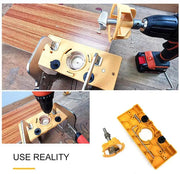 Concealed 35mm Cup Style Hinge Jig Boring Hole Drill Guide with Drill Bit Wood – view 7