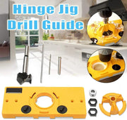 Concealed 35mm Cup Style Hinge Jig Boring Hole Drill Guide with Drill Bit Wood – view 5