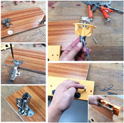 Concealed 35mm Cup Style Hinge Jig Boring Hole Drill Guide with Drill Bit Wood – view 8