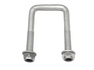 Square U-Bolt - M12 x 51 x 100mm - Grade 8.8 - Nuts Included
