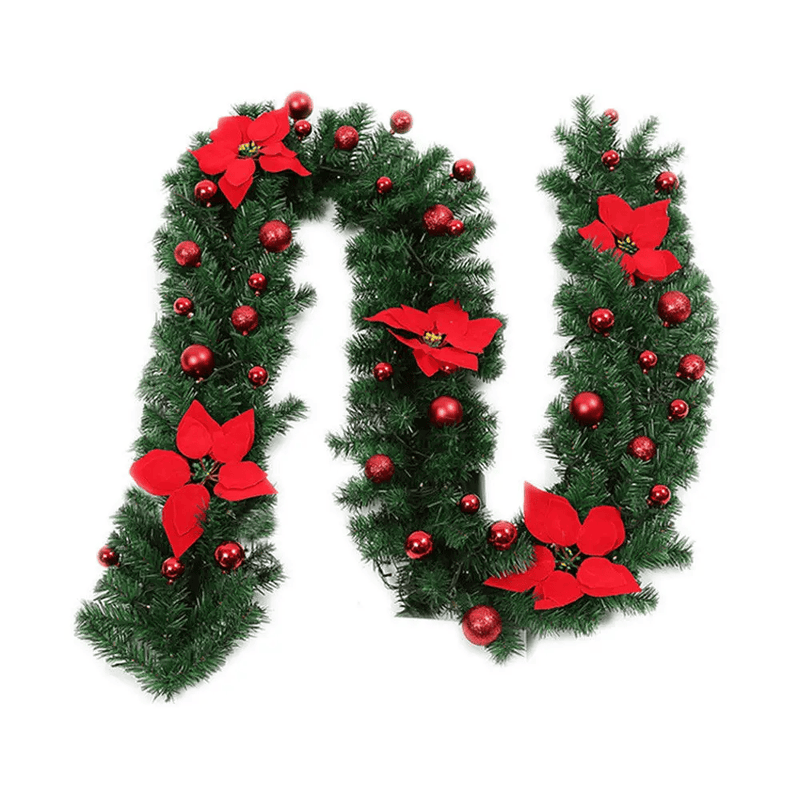 salelink.co.nz Unbranded 2PACK Christmas Fireplace Wreath 2 Pack Christmas Fireplace Wreath With 40 LEDs