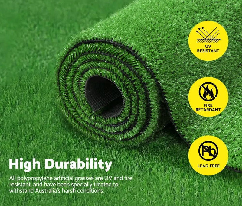 Two Pieces 2X5M Artificial Grass 17MM 20M2 – view 5
