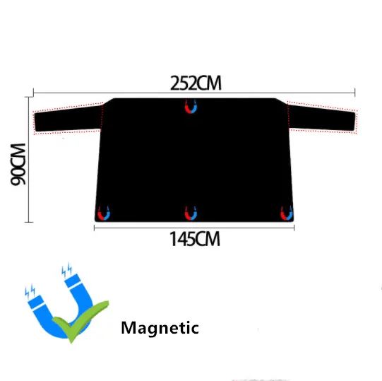 Car Rear Windshield Snow Ice Cover with Magnetic – view 2