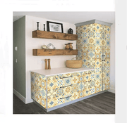 salelink.co.nz Unbranded Waterproof Kitchen Tile Sticker Roll 20x500cm Self Adhesive Durable Wallpaper Tile Stickers 20x500cm
