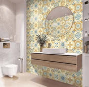 salelink.co.nz Unbranded Waterproof Kitchen Tile Sticker Roll 20x500cm Self Adhesive Durable Wallpaper Tile Stickers 20x500cm