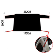 Rubber Car Rear Windshield Snow Ice Cover – view 2