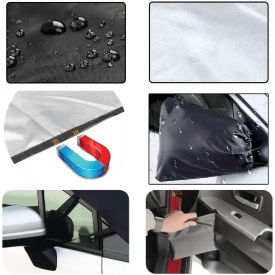 Car Rear Windshield Snow Ice Cover with Magnetic – view 4