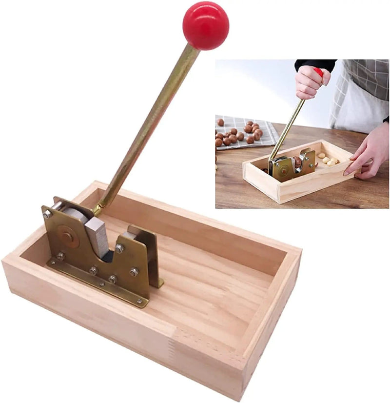 Macadamia Nut Opener And Walnut Cracker With Wooden Box – view 1