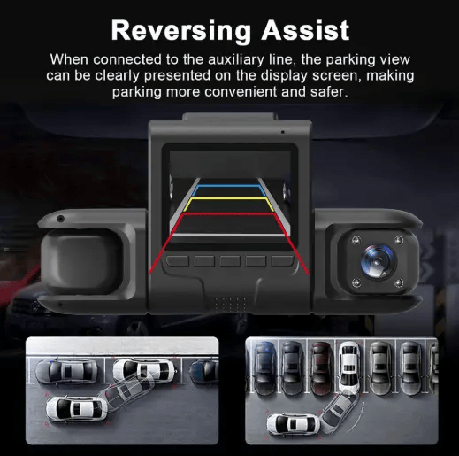 Four-record Driving Recorder Dash Cam Four Channel Video – view 10