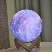 salelink.co.nz Unbranded 3D USB Moon Night Light LED Lamp With 16 Color Options 3D USB Moon Night Light With 16 Color Options