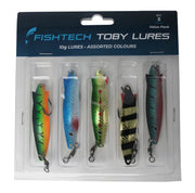 Fishtech Lures Fishtech Toby Lure Value Pack Fishtech Toby Lure Value Pack Five 10g Jigs