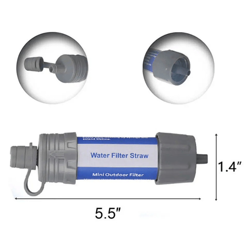 Portable Camping Hiking Mini Water Filter Straw Purifier – view 5