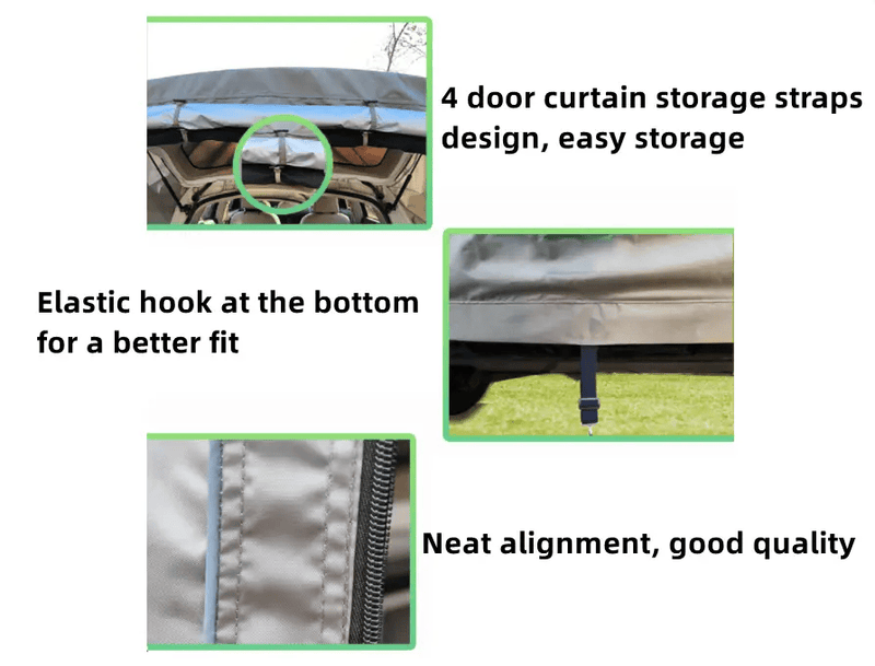 Car Trunk Tent Sunshade Rainproof Tailgate Shade Awning – view 6