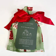 Waste Free Celebrations Fabric Gift Bags Folk Julandsby (Reusable Gift Bag Set) Folk Julandsby (Reusable Gift Bag Set)