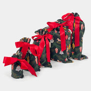 Waste Free Celebrations Fabric Gift Bags Folk Julepynt (Reusable Gift Bag Set) Folk Julepynt (Reusable Gift Bag Set)