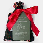 Waste Free Celebrations Fabric Gift Bags Folk Julepynt (Reusable Gift Bag Set) Folk Julepynt (Reusable Gift Bag Set)