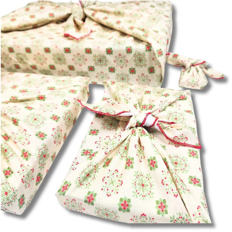 Folk Blomsterkunst - 4 Furoshiki Gift Wraps – view 4