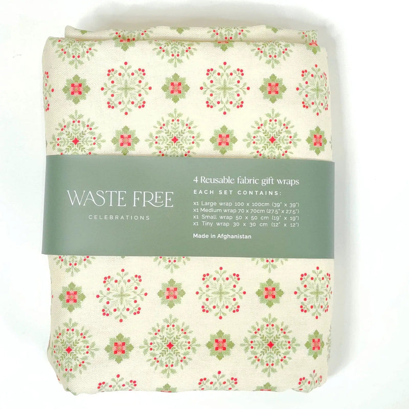 Folk Blomsterkunst - 4 Furoshiki Gift Wraps – view 5