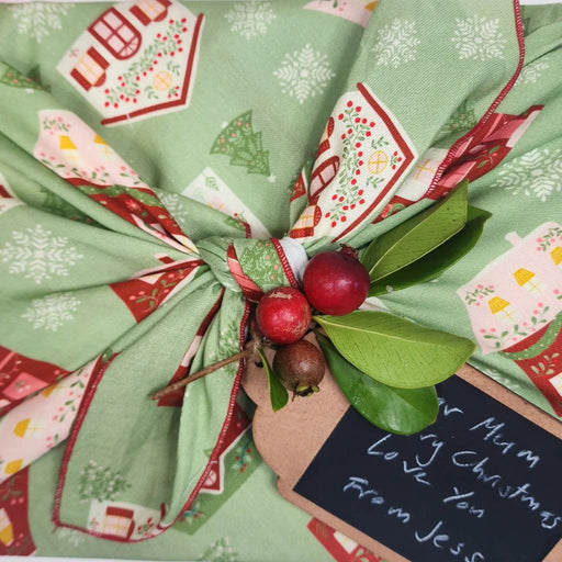 Folk Julandsby - 4 Furoshiki Gift Wraps – view 1