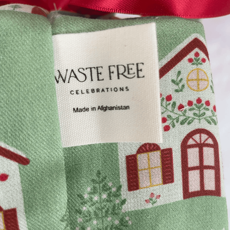 Waste Free Celebrations Fabric Gift Bags Folk Julandsby (Reusable Gift Bag Set) Folk Julandsby (Reusable Gift Bag Set)